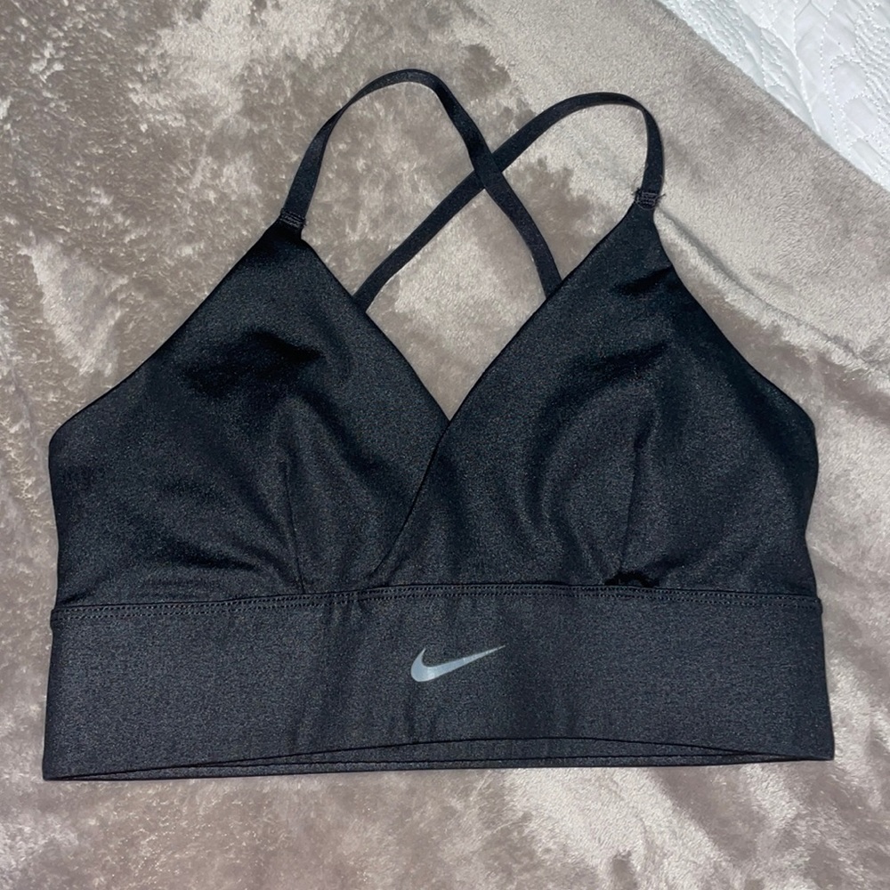 NIKE indy shine black sports bra